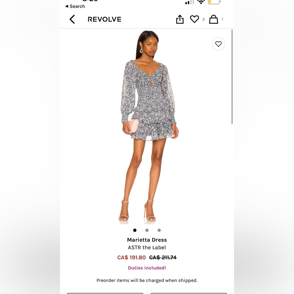 Revolve- floral dress